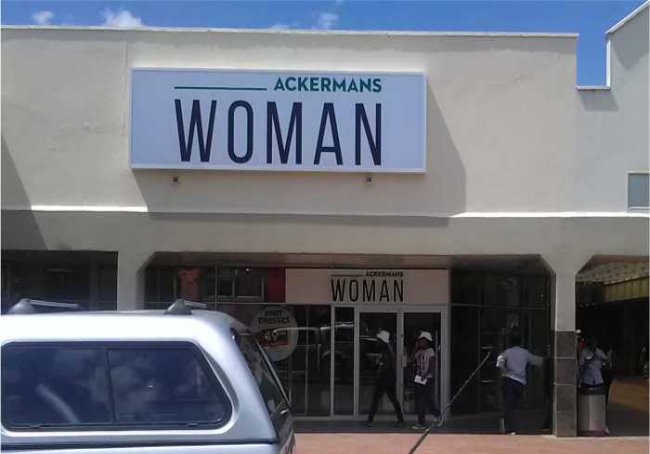 Ackermans Signage